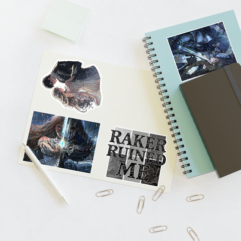 NEW: RAKER & ARIS STARSIDE WATERPROOF PREMIUM STICKER SHEET #1