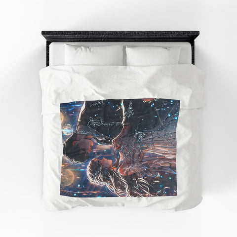 "ARIS & RAKER BALL SCENE" Plush Velveteen Blanket