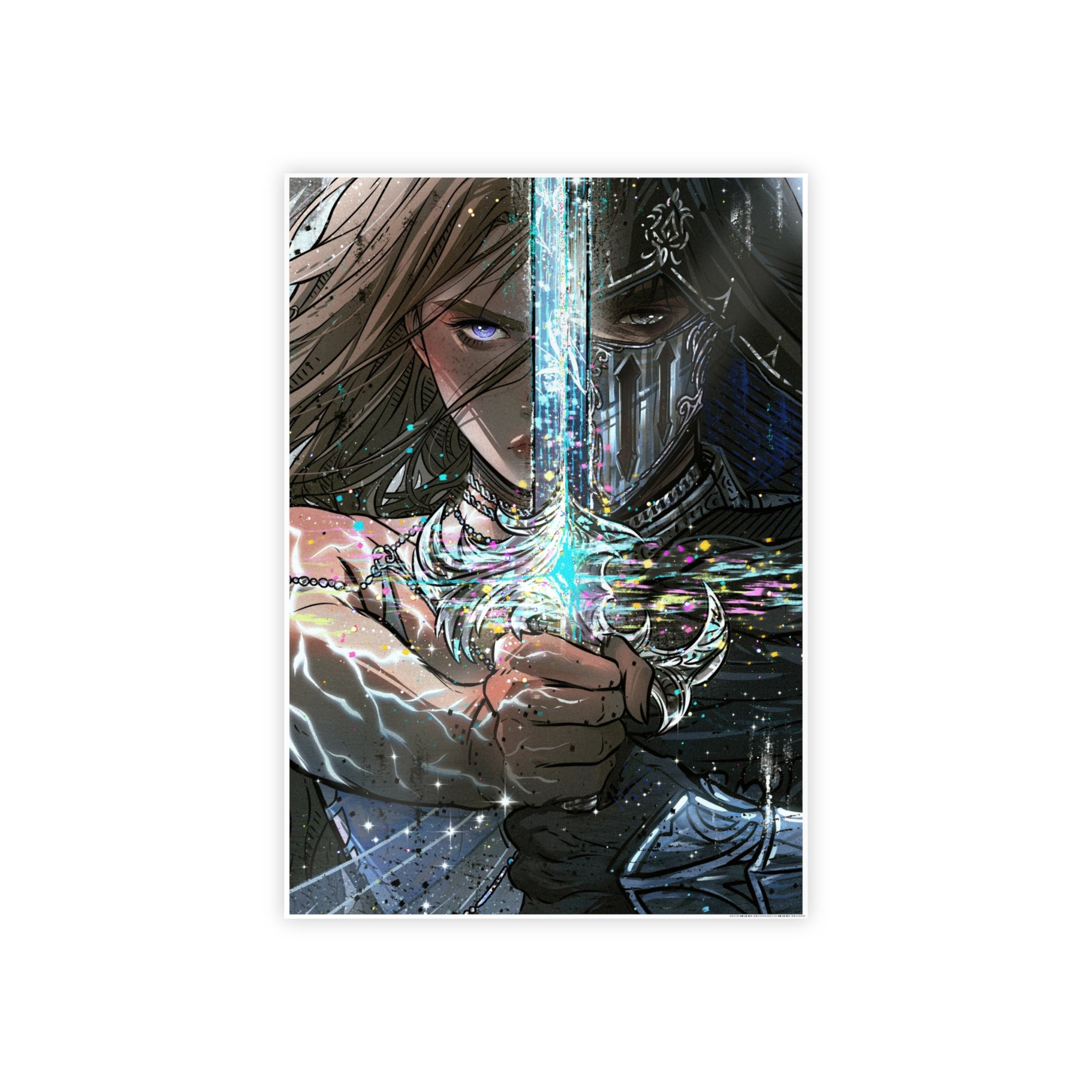 STARSIDE* DUELING LOVERS GLOSSY ART POSTER – Official Asterverse