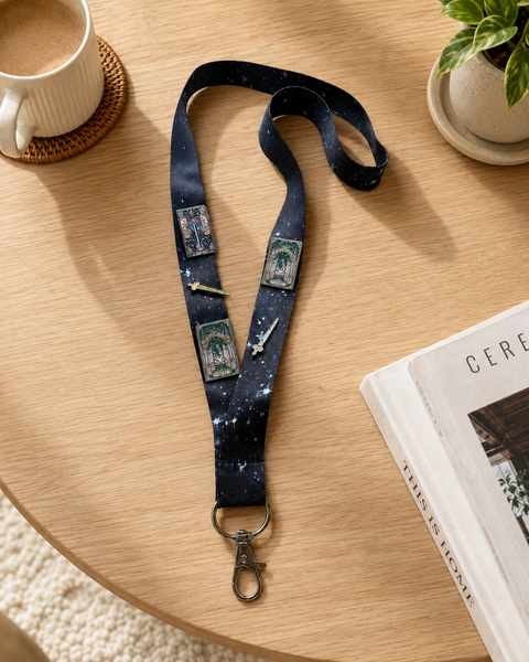 NEW: ASTERVERSE PIN LANYARD IN "STORM"